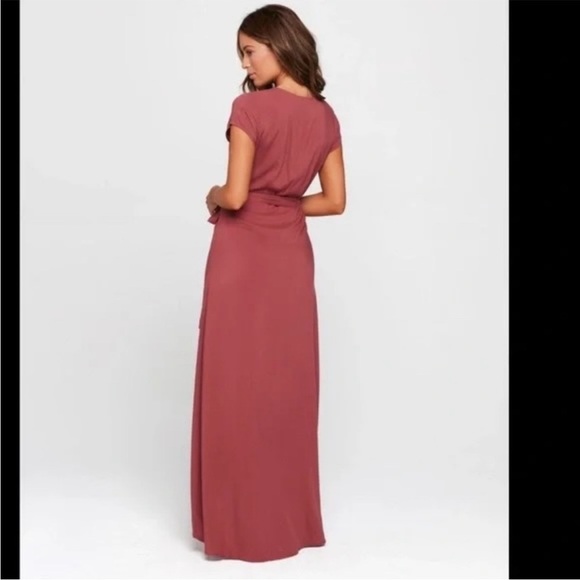 L*SPACE GOA Swim Maxi Wrap Dress Size Medium - Picture 3 of 10